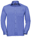 Russell J934M - Long Sleeve Poplin Shirt — Corporate Blue