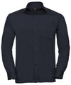 Russell J934M - Long Sleeve Poplin Shirt — French Navy