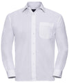 Russell J934M - Long Sleeve Poplin Shirt — White