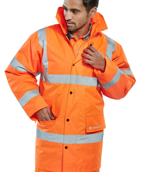 Beeswift CTJENG - Hi-Vis Parka Jacket — Orange