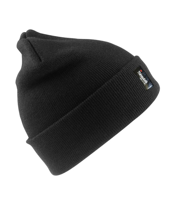 Result RC033 - Thinsulate Beanie Hat — Black