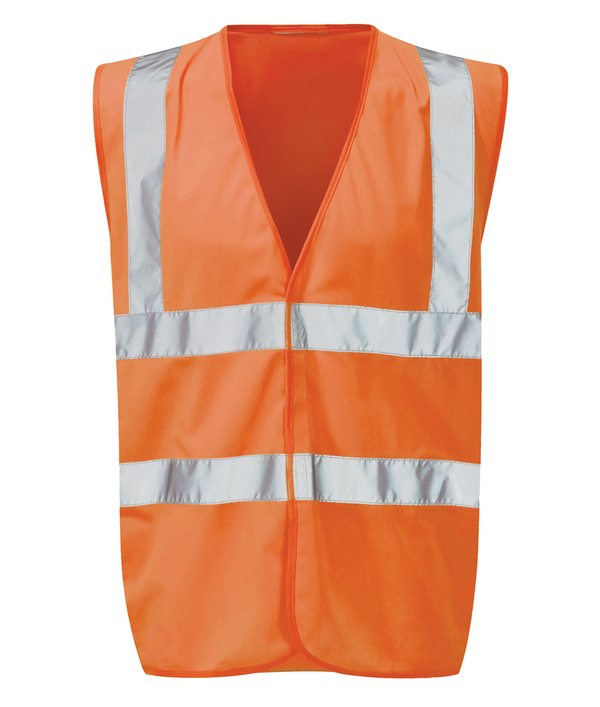 Hi-Vis Sleeveless Vest — Orange