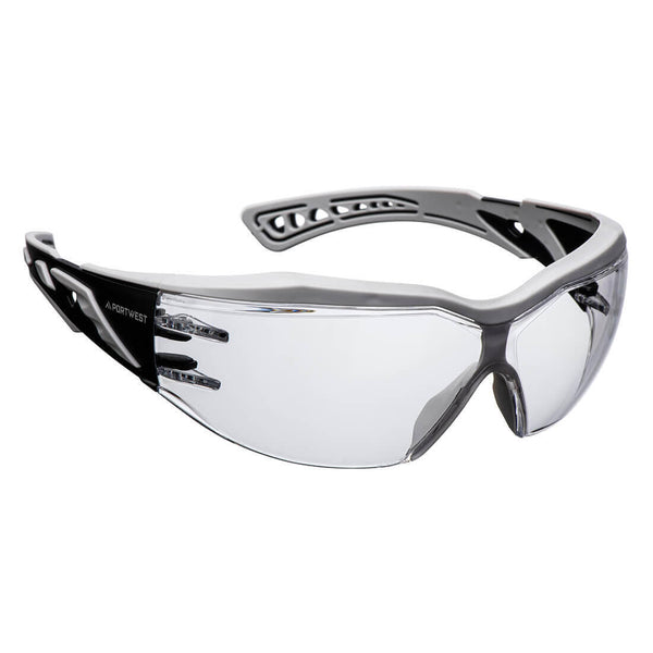 Portwest PS20 - Dynamic Plus KN Safety Glasses — Clear Lens