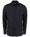 Kustom Kit KK386 City Business - Long Sleeved Tailored Fit Shirt — Black