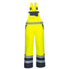 Portwest S489 - Hi-Vis Contrast Winter Bib and Brace — Yellow / Navy Blue