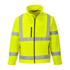 Portwest S424 - Hi-Vis Classic 3 Layer Softshell — Yellow