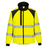 Portwest CD875 - Hi-Vis Eco Softshell Jacket — Yellow / Black