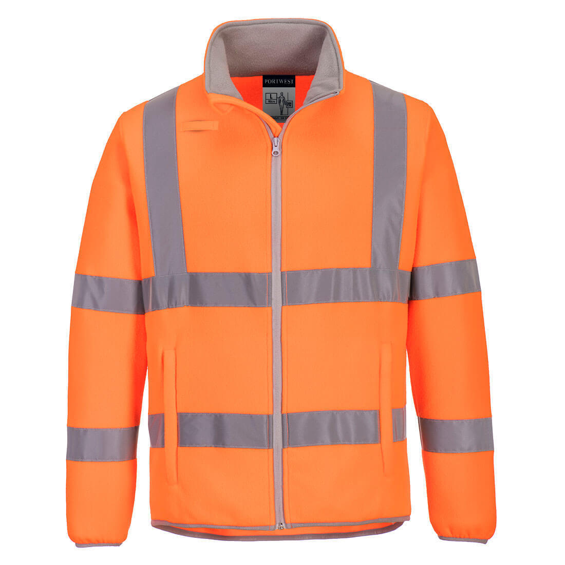 Portwest EC70 - Hi-Vis Eco Fleece Jacket — Orange