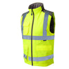 LEO BW01 Torrington - Hi-Vis Ecoviz Bodywarmer — Yellow