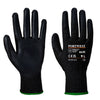 Portwest A635 - Economy Cut Glove — Black