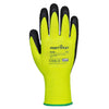 Portwest A340 - Hi-Vis Grip Glove Latex — Yellow