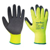 Portwest A140 - Thermal Grip Glove Latex — Yellow / Black
