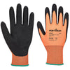 Portwest A335 - Dermi-Grip NPR15 Nitrile Sandy Glove — Orange / Black