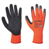 Portwest A140 - Thermal Grip Glove Latex — Orange / Black
