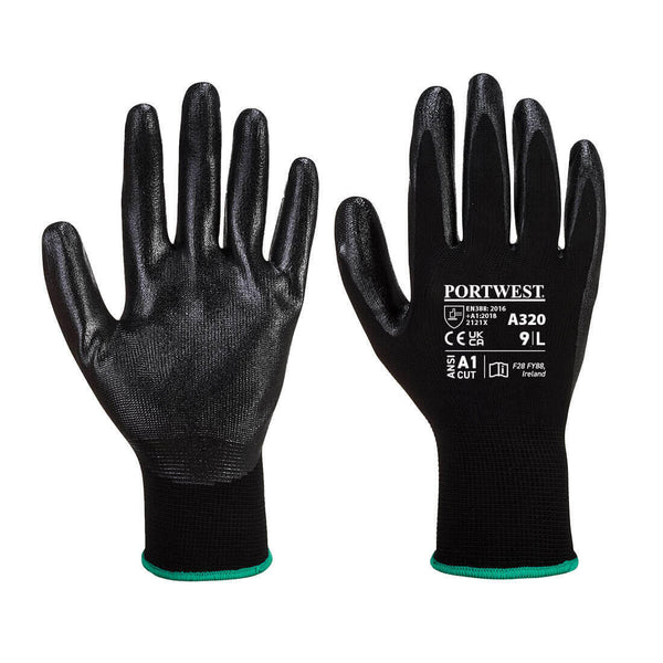 Portwest A320 - Dexti-Grip Glove — Black