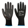 Portwest A195 - Grip 13 PU Touchscreen Glove (Pack of 12) — Black
