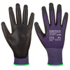 Portwest A195 - Grip 13 PU Touchscreen Glove (Pack of 12) — Purple / Black
