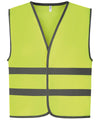 YOKO YK102 - Hi-vis reflective border Childrens Vest — Yellow