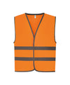 YOKO YK102 - Hi-vis reflective border Childrens Vest — Orange