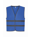YOKO YK102 - Hi-vis reflective border Childrens Vest — Royal Blue
