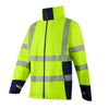 Future Garments JK126 - Hi-Vis Breathable Waterproof Jacket — Yellow / Navy