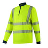Future Garments PS131 - Hi-Vis Sleeved Polo — Yellow