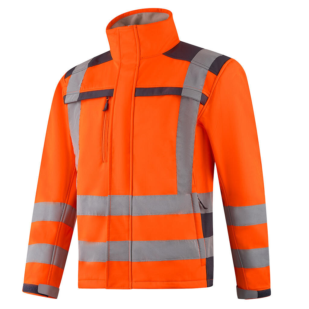 Future Garments FJ075 - Hi-Vis Softshell Jacket — Orange