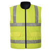 Future Garments BW492 - Hi-Vis Reversible Body Warmer — Yellow