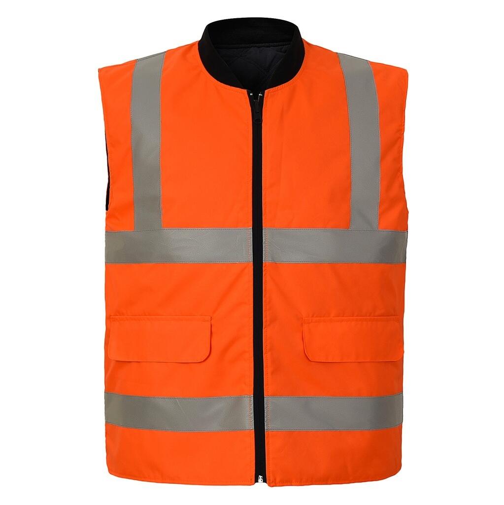 Future Garments BW492 - Hi-Vis Reversible Body Warmer — Orange