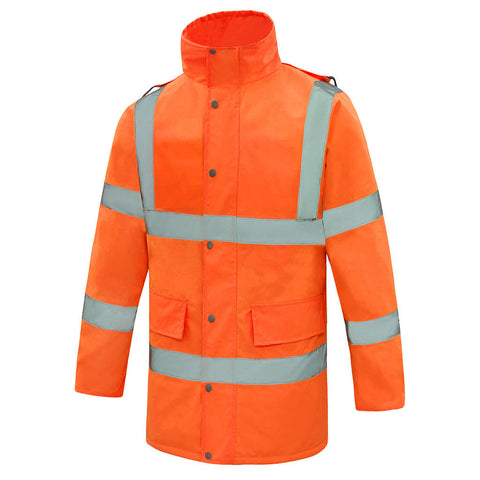 Future Garments JK003 - Hi-Vis Parka Jacket — Orange