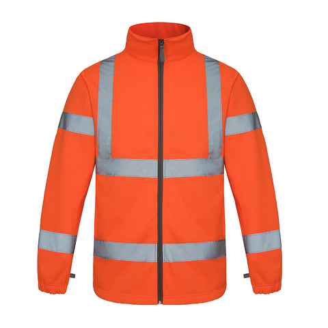 Future Garments FJ077 - Hi-Vis Fleece Jacket — Orange