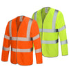 Future Garments JK006 - Hi Vis Mesh Long Sleeved Vest — Orange