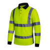 Future Garments PS010 - Hi-Vis Long Sleeved Polo — Yellow