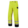 Future Garments TR235 - Hi-Vis Phoenix-FR Waterproof Trousers — Yellow / Navy