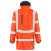 Leo A07 Eastleigh - EcoViz 10K Performance Breathable Anorak — Orange