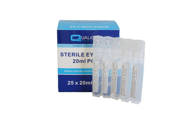 Eye Wash Solution — 20ml Pods (Box 25)