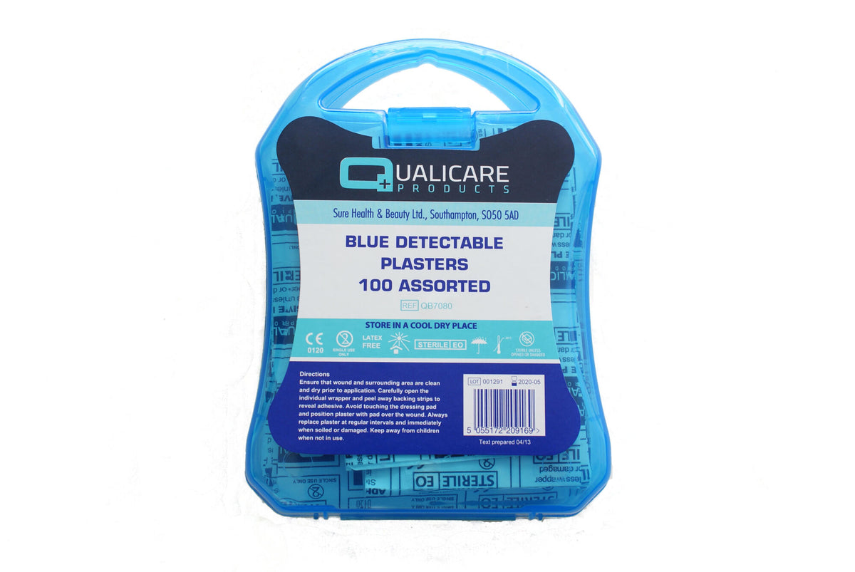 Plasters — Blue Food Safe Box 100