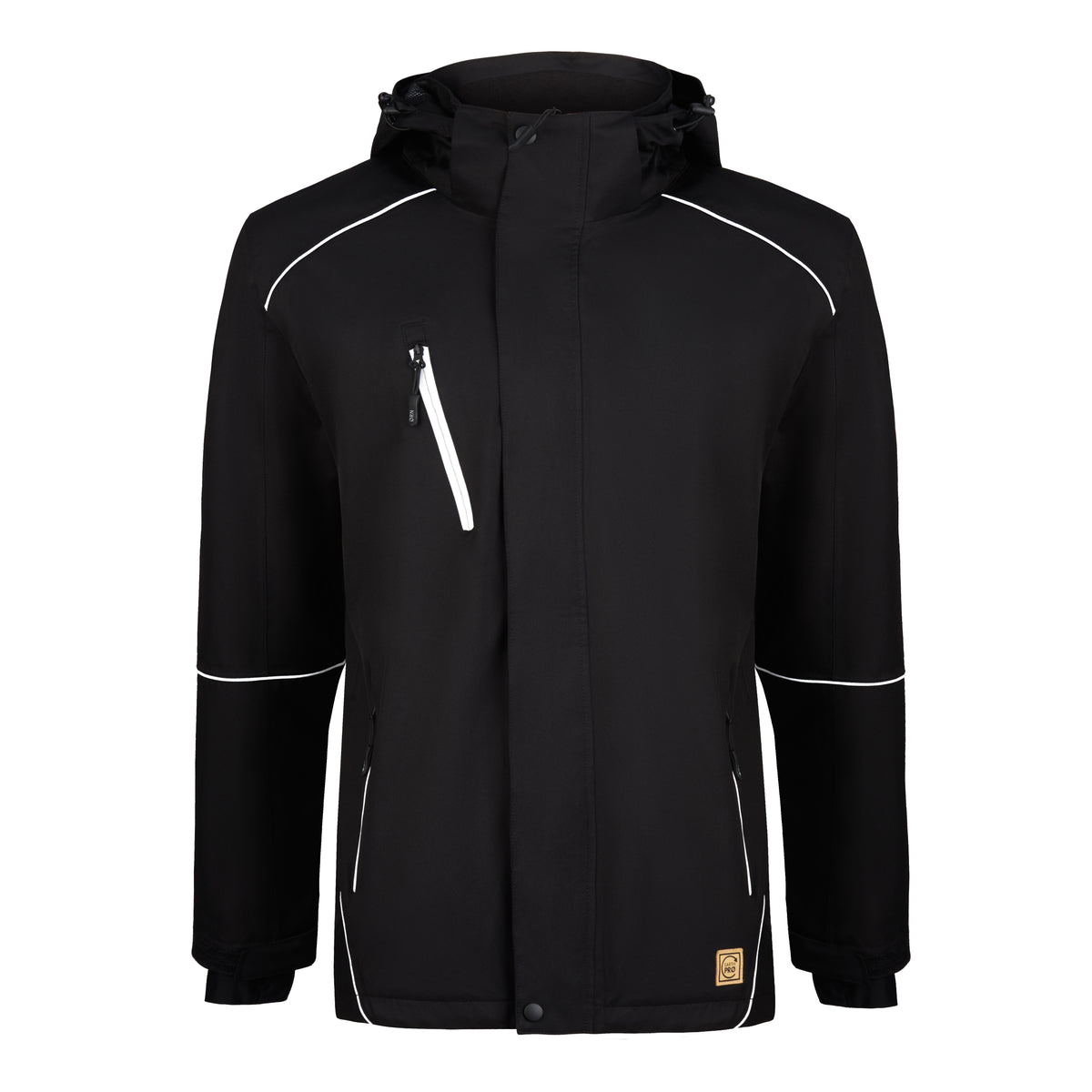 ORN 4683R Fireback EarthPro® GRS Jacket – Black - Black