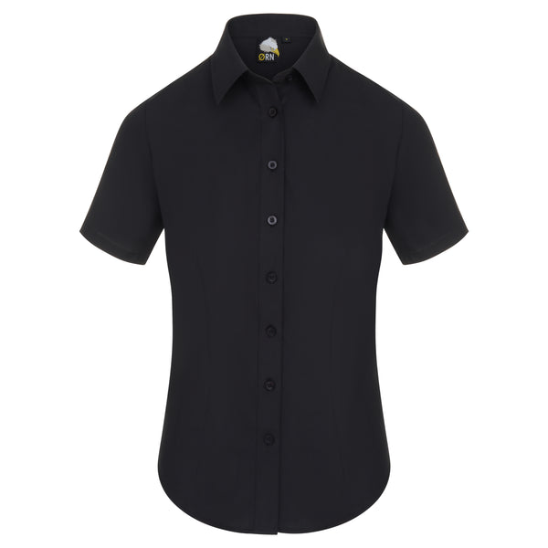 ORN 5450 The Essential S/S Blouse – Black
