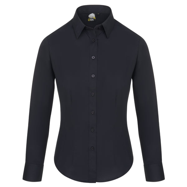 ORN 5460 The Essential L/S Blouse – Black