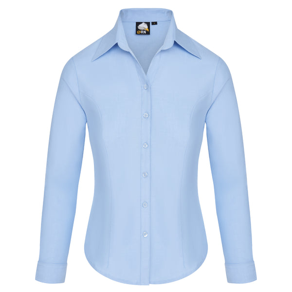 ORN 5560 The Classic Ladies Oxford L/S Blouse – Sky