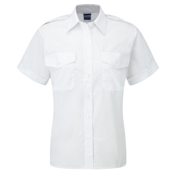 ORN 5750 The Premium S/S Pilot Blouse – White