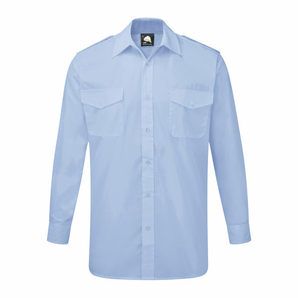 ORN 5810 The Essential L/S Pilot Shirt – Sky