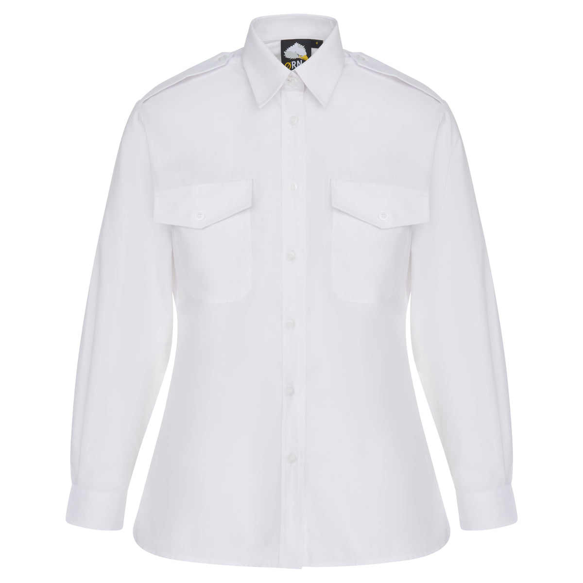 ORN 5860 The Classic L/S Pilot Blouse – White