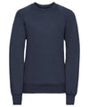 Russell 7620B Kids raglan sleeve sweatshirt — French Navy