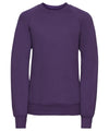 Russell 7620B Kids raglan sleeve sweatshirt — Purple
