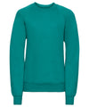 Russell 7620B Kids raglan sleeve sweatshirt — Winter Emerald