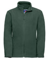 Russell 8700B Kids full-zip outdoor fleece — Bottle Green