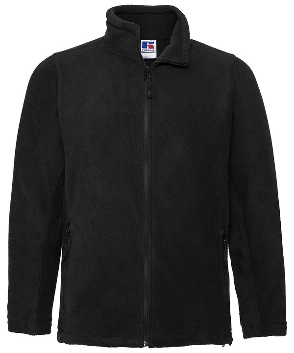 Russell 8700M Full-zip outdoor fleece — Black