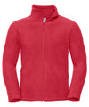 Russell 8700M Full-zip outdoor fleece — Classic Red